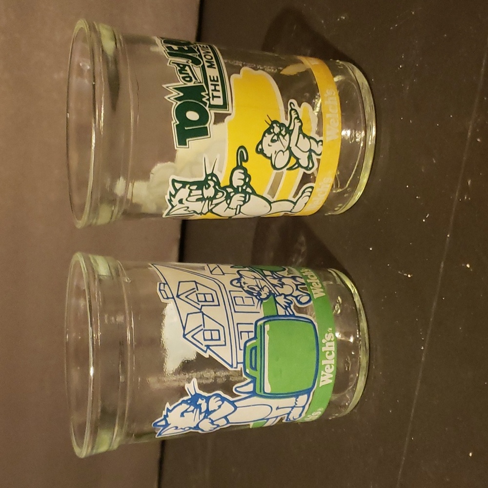 Tom & Jerry jelly jar